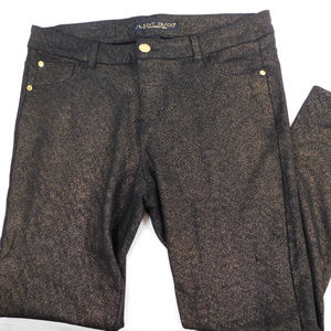 Silent Disco Black/Gold Slim Pants 16 CL2601 1219